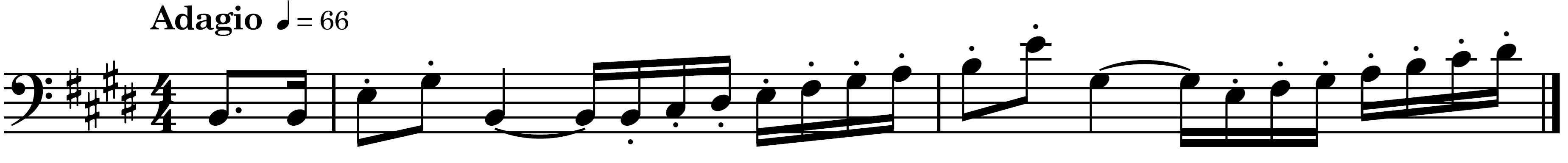 score example from Vol. 1, Bassoon Studies, Op.8 by by Julius Weissenborn audio below