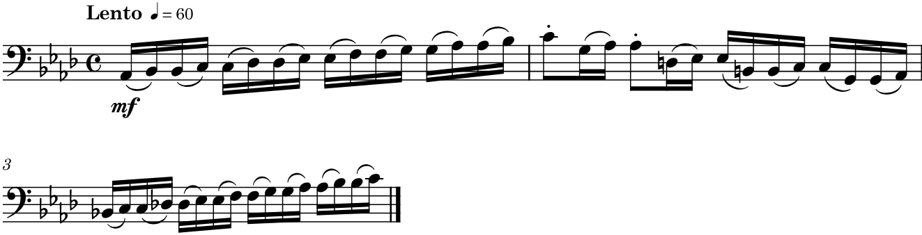 score example from Vol. 1, Bassoon Studies, Op.8 by by Julius Weissenborn audio below