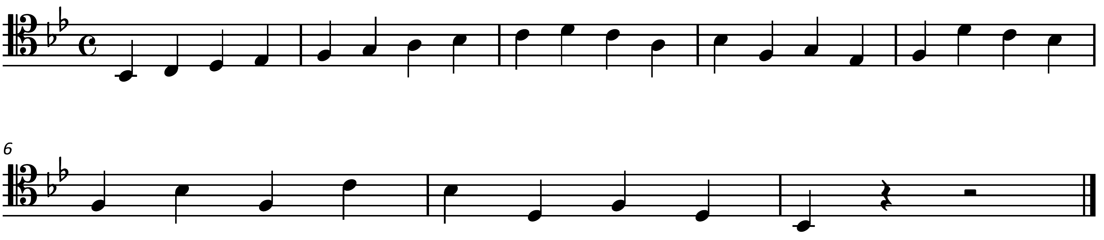 score example from The Trombone Virtuoso by Simone Mantia audio below