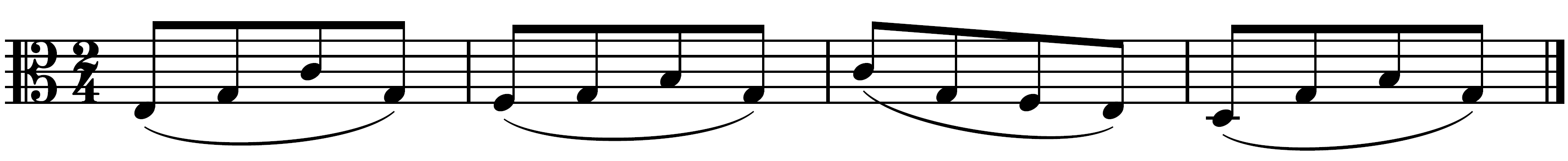 score example No. 25, Book 1, Progressive Studies for the Viola, Op.40 by Emil Kreuz audio below