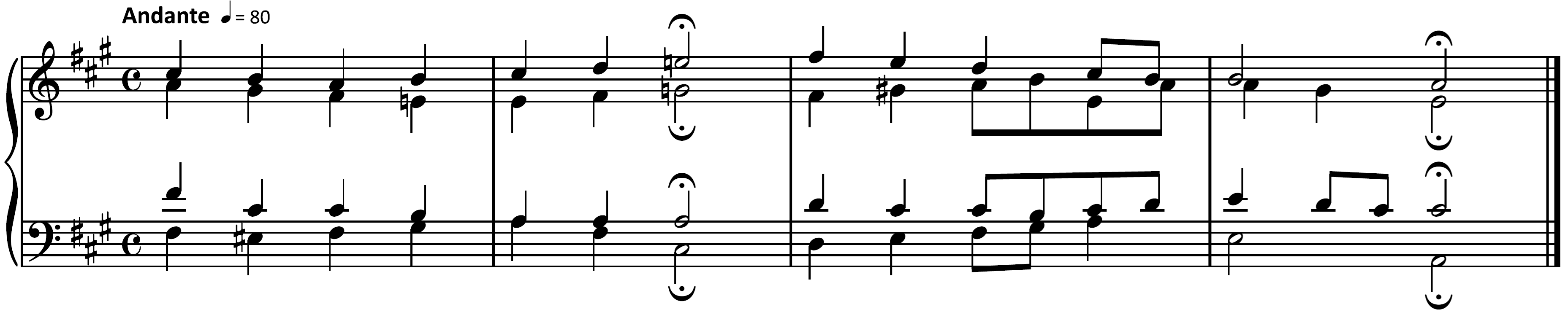 score example from "Jesu Leiden, Pein und Tod" from 371 Harmonized Chorales and 69 Chorale Melodies by Johann Sebastian Bach audio below