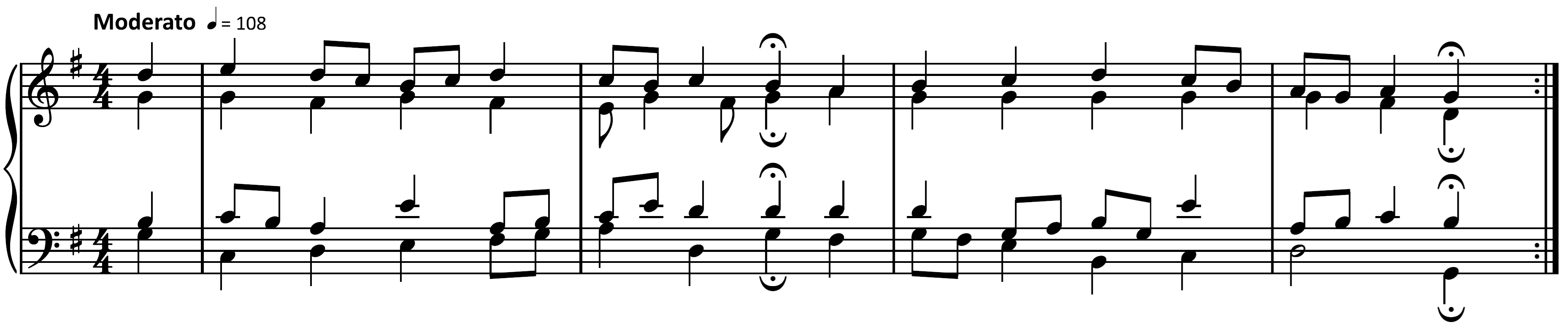 score example from "An Wasserflussen Babylon" from 371 Harmonized Chorales and 69 Chorale Melodies by Johann Sebastian Bach audio below