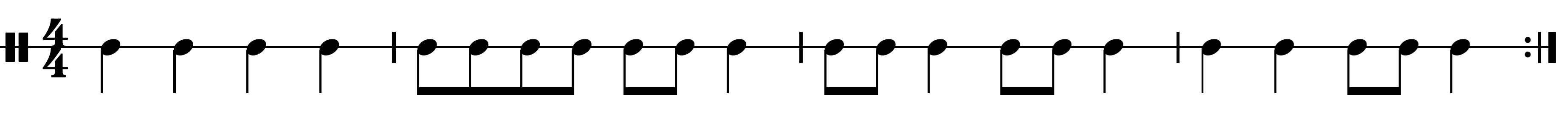 rhythm example audio below