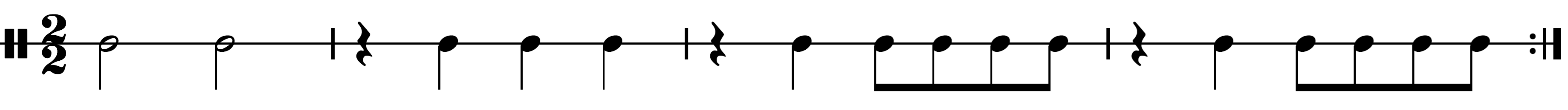 rhythm example audio below