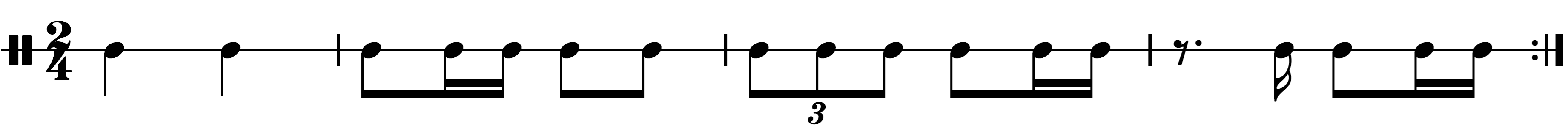 rhythm example audio below