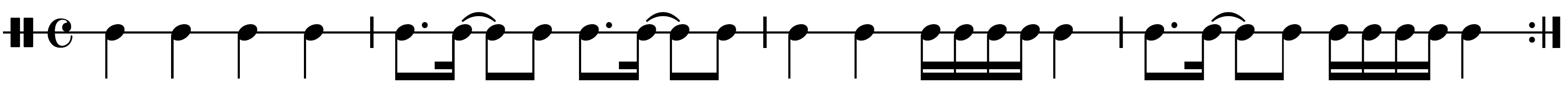 rhythm example audio below