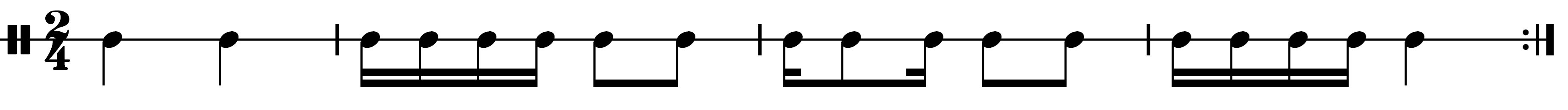 rhythm example audio below